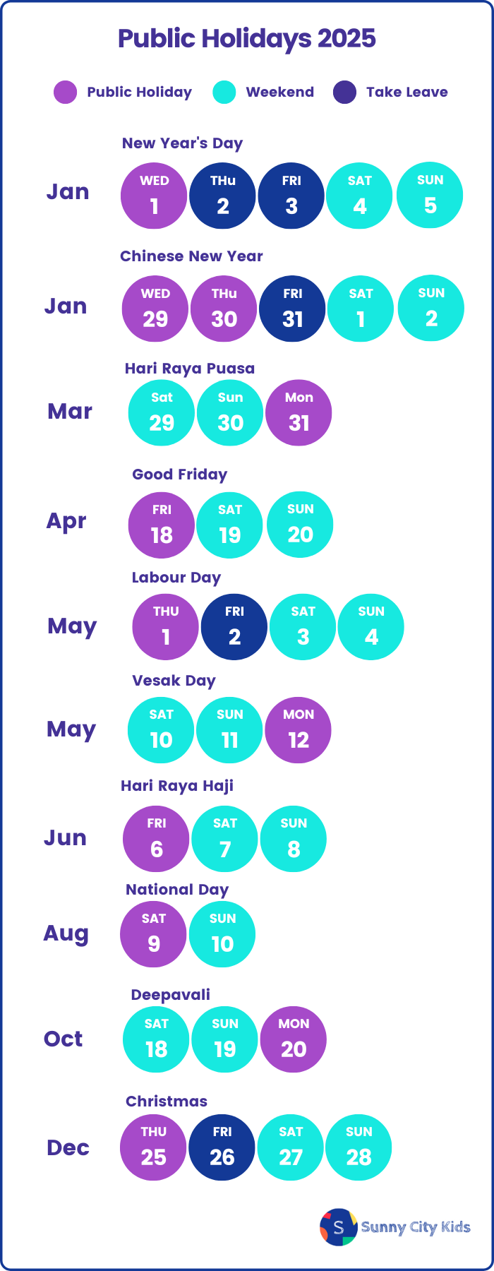 [Updated for 2025] Singapore school holidays, public holidays, and long weekends for families